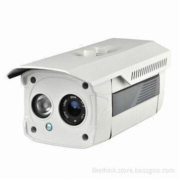 Weatherproof IR Camera with 1/3-inch Sony CCD, 30m IR Distance, 1,200TVL Resolution and Array LED